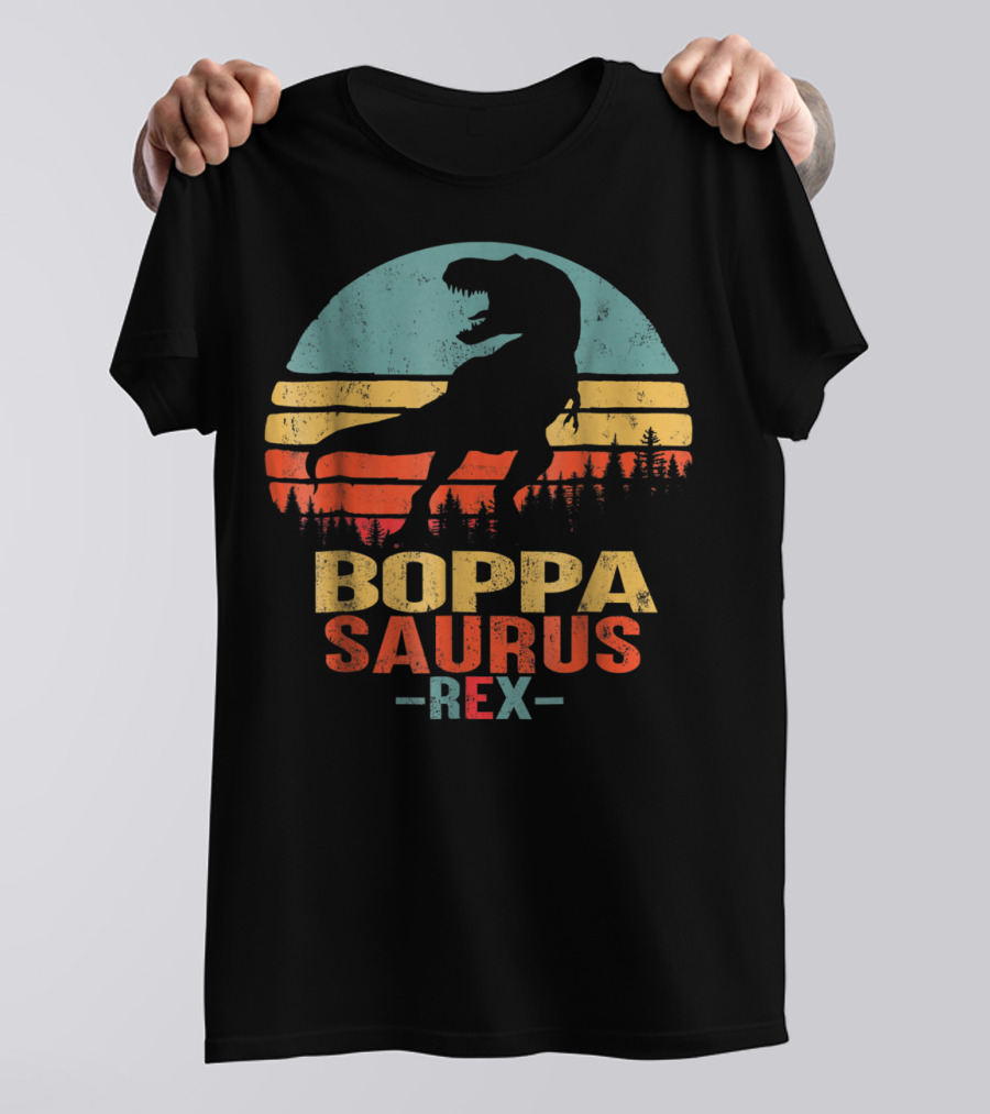 Boppasaurus Rex Dinosaur Dad87 Men Boppasaurus T-Shirt