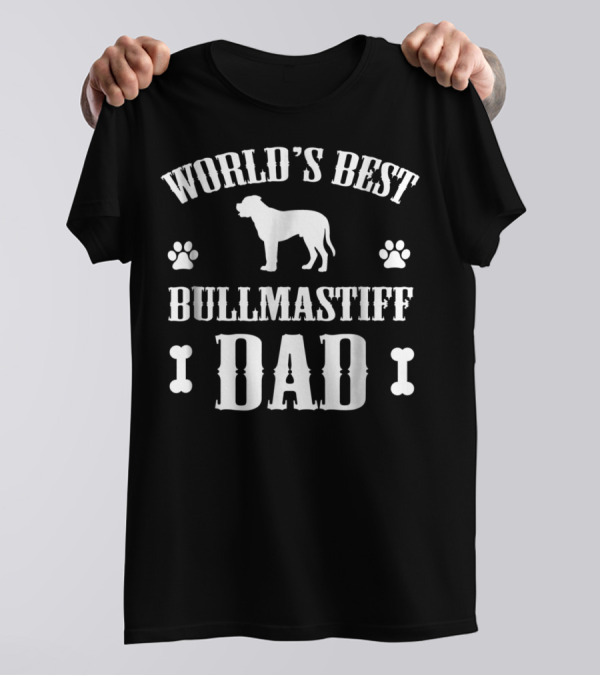 WORLD'S BEST BULLMASTIFF DAD T-Shirt
