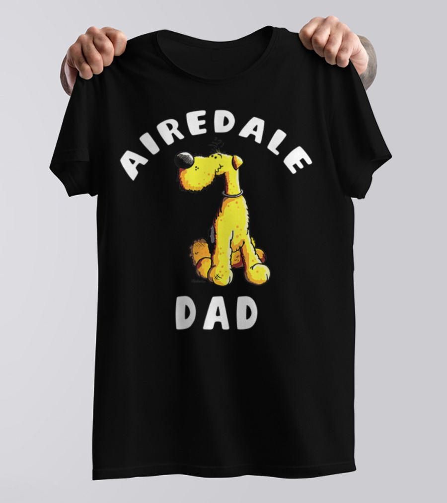 Airedale Terrier Dad T-Shirt