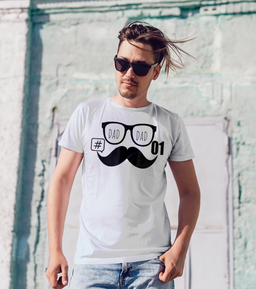 Dad Dad Best Dad No1 Extra Special Awesome66 01 T-Shirt