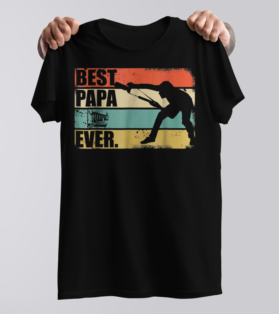 Best Papa Ever Retro Photographer T-Shirt