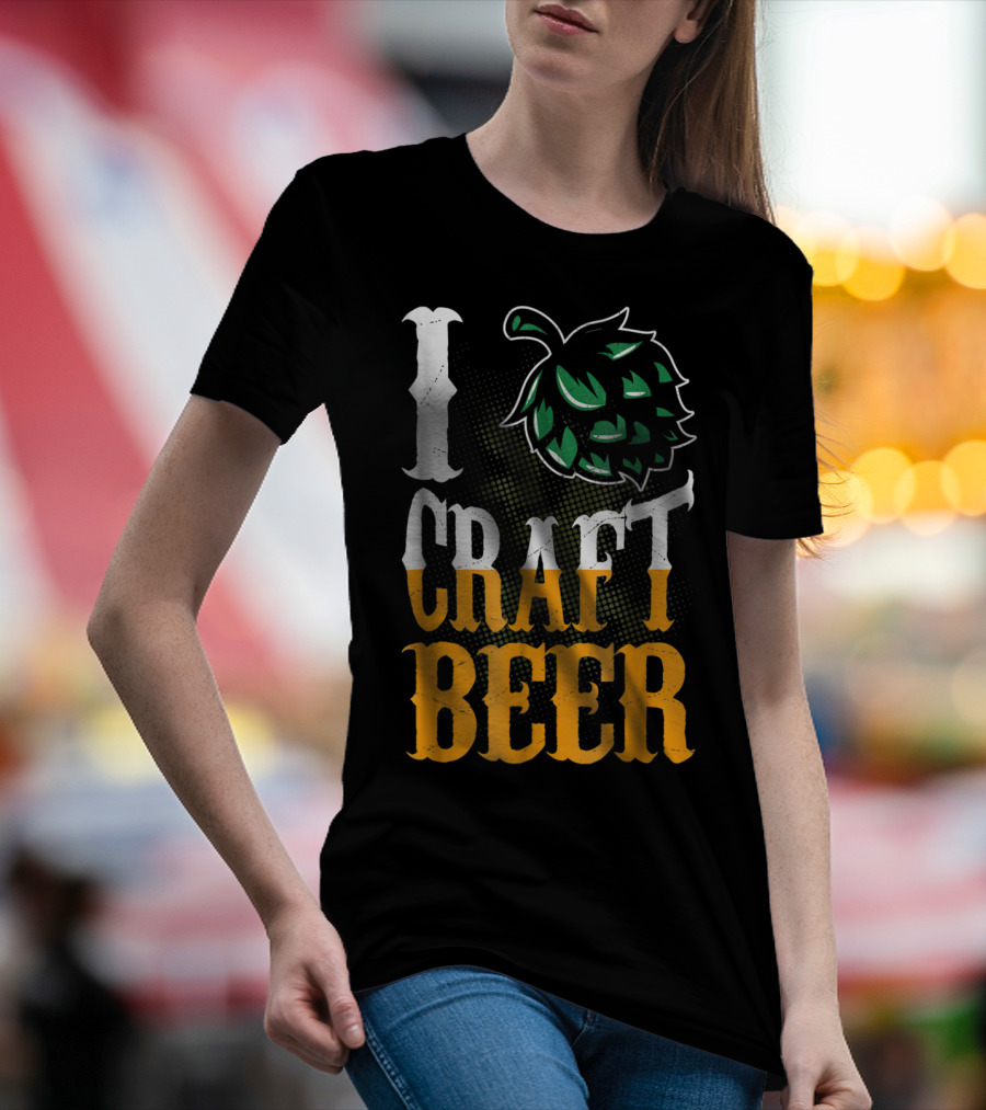 Brew Dad I Craft Beer I Love Craft Beer Hops T-Shirt