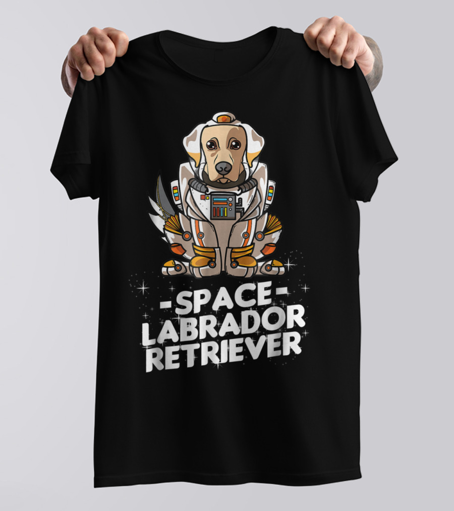 Space Labrador Retriever Astronaut Suit Dog36 T-Shirt