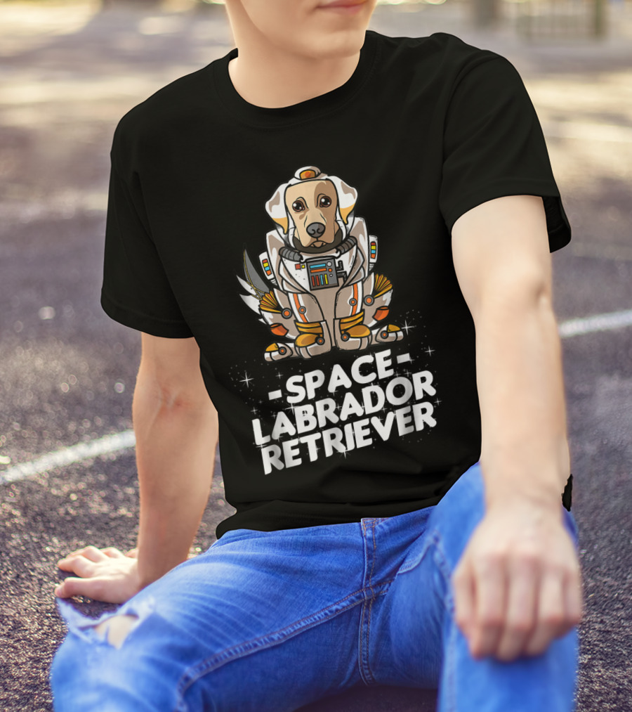 Space Labrador Retriever Astronaut Suit Dog36 T-Shirt