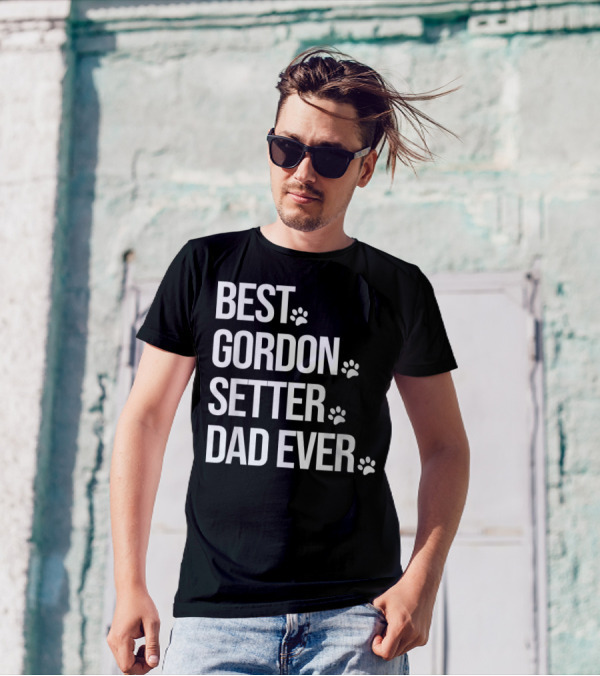 Best Gordon Setter Dad Ever Gordon Setter T-Shirt
