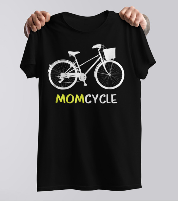 Momcycle Bicycle Matching Cyclist Mother Dad N Kids62 T-Shirt