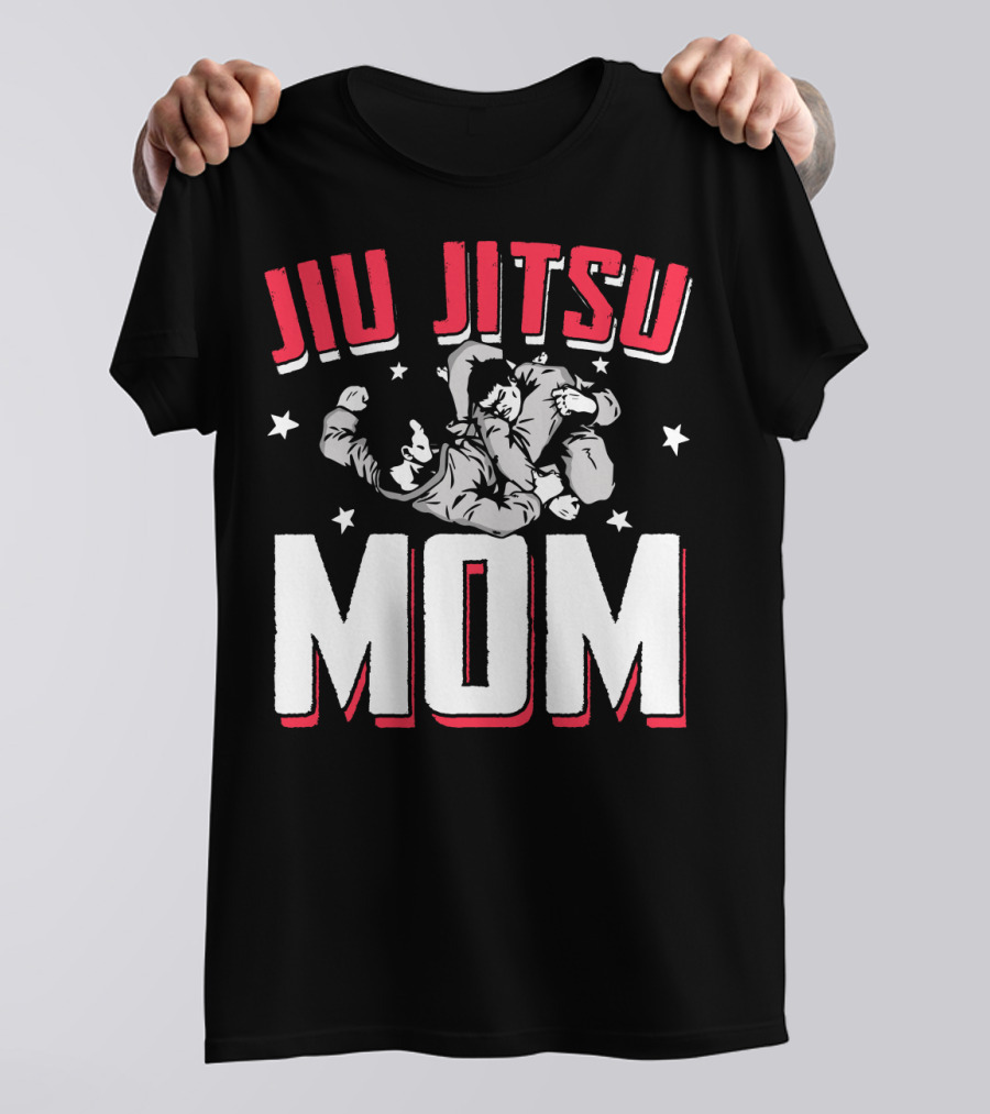 Jiu Jitsu Mom Stars Martial Arts Player T-Shirt