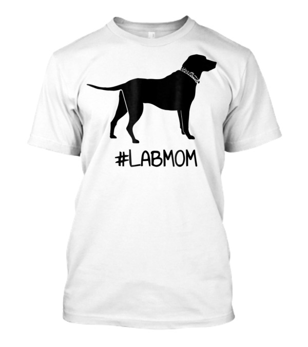 LABMOM Hashtag Lab Mom Labrador T-Shirt