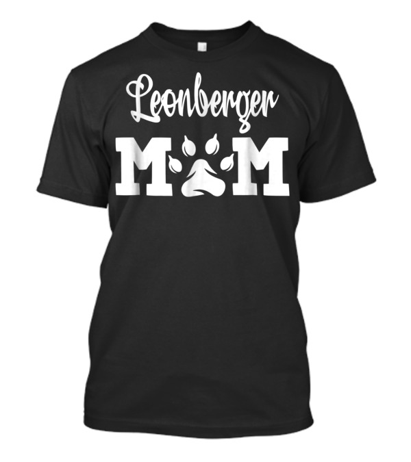Leonberger Mom Paw Prints T-Shirt