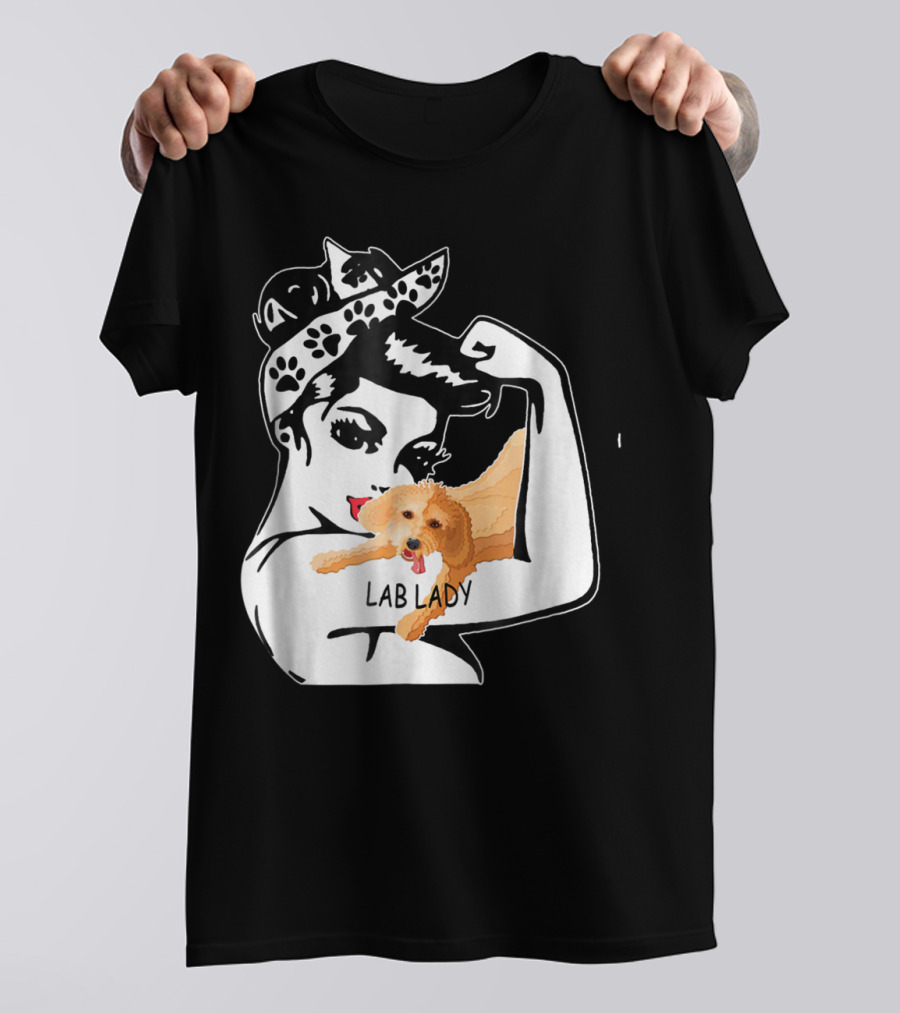 Labrador Retriever Lady Funny Mom Birthday Lab Lady T-Shirt
