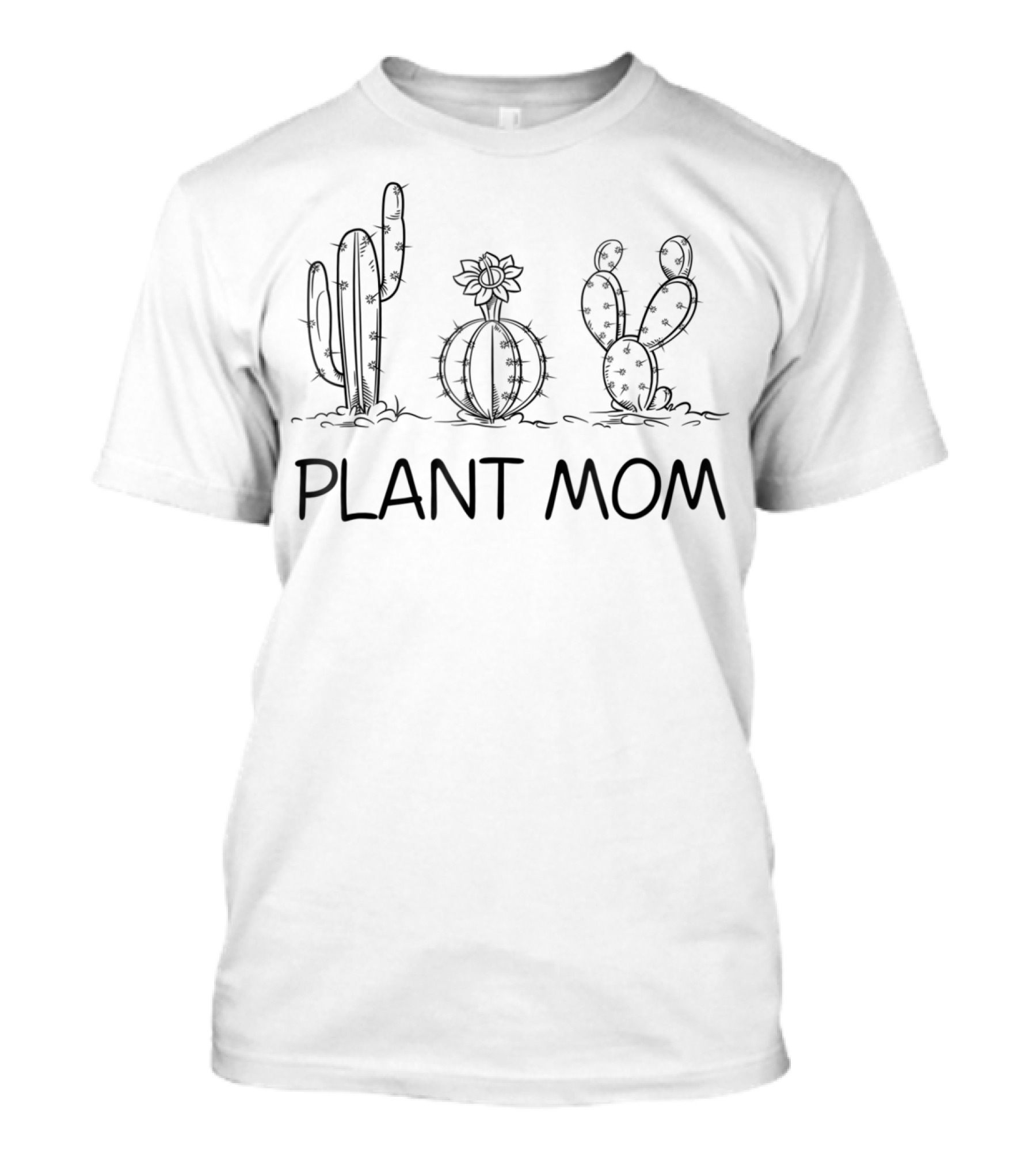 Plant Mom Is The New Cat Lady Succulent Cactus T-Shirt