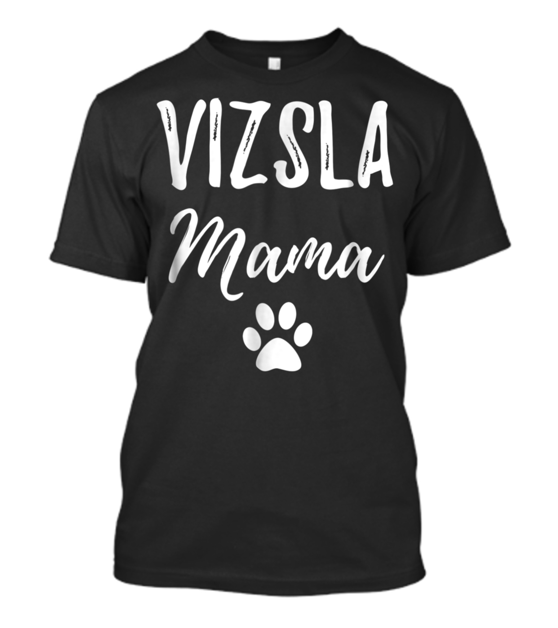 Vizsla Mama Paw Print T-Shirt