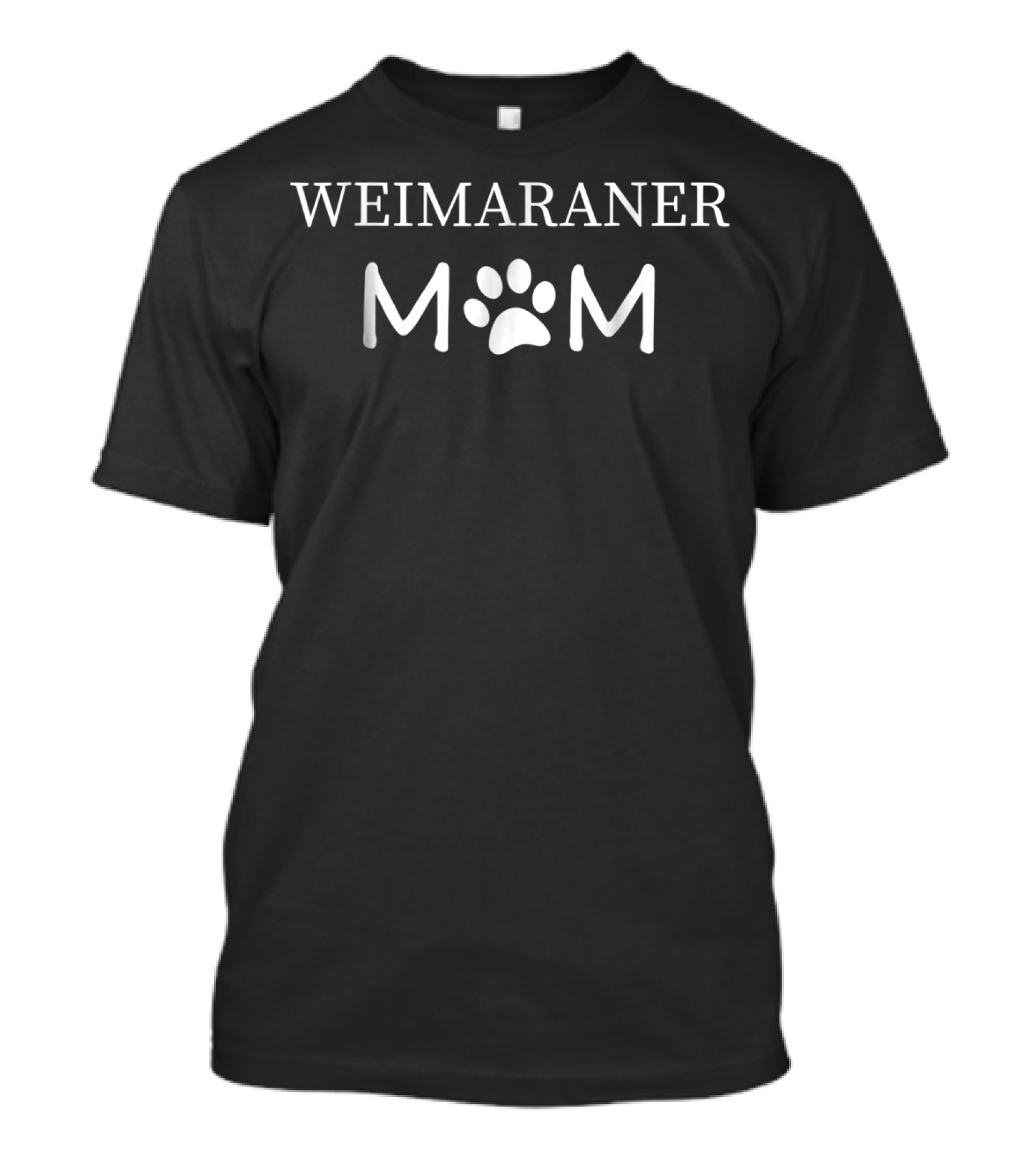 Weimaraner Mom Paw Prints T-Shirt