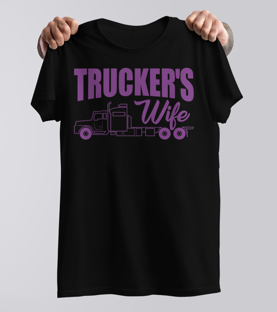 Trucker's Wife Nana Truck T-Shirt