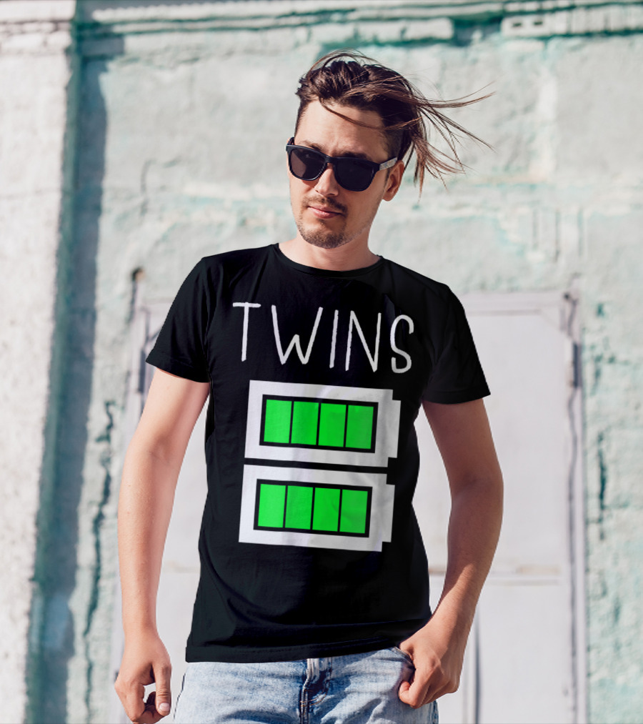 Twins Full Energy Full Batteries T-Shirt