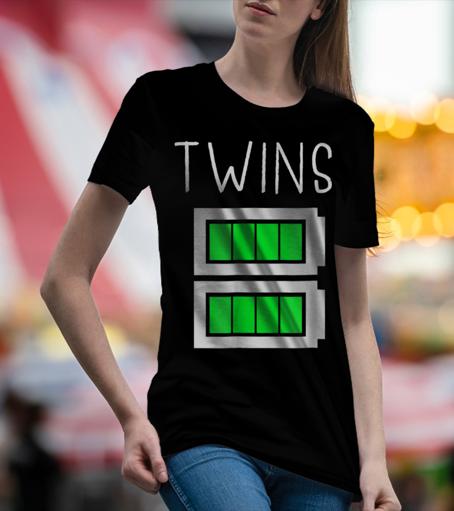 Twins Full Energy Full Batteries T-Shirt