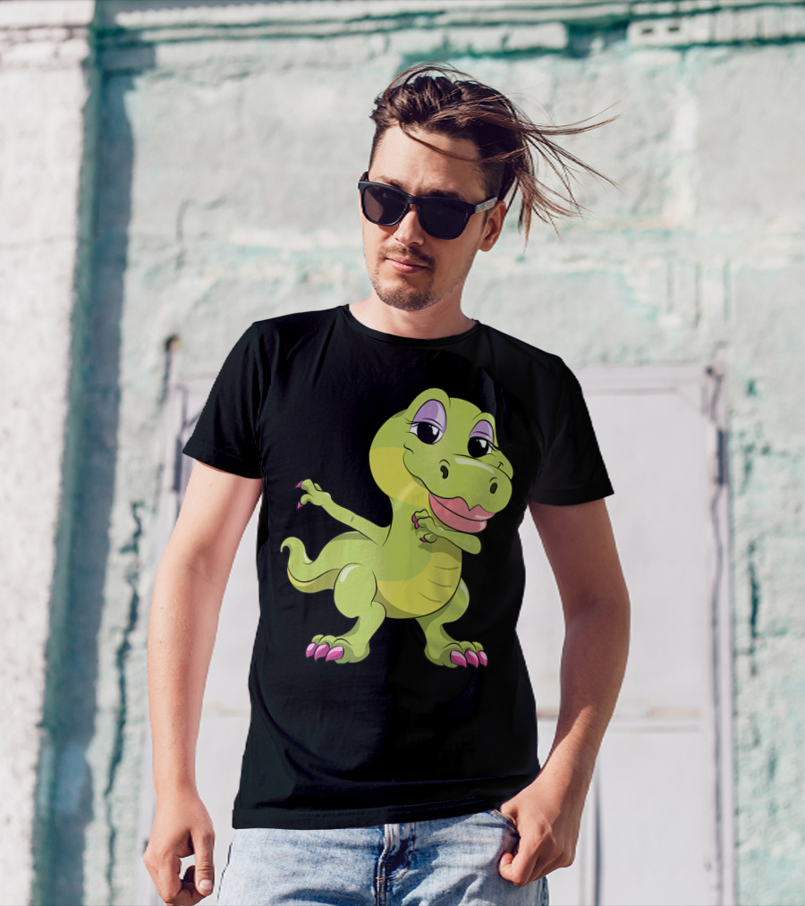Unique Mamasaurus Mom S69 Cute Dinosaur Character T-Shirt