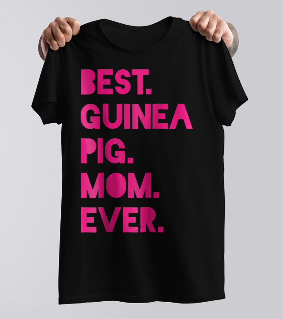 Best Guinea Pig Mom Ever Womens Pet Lover T-Shirt