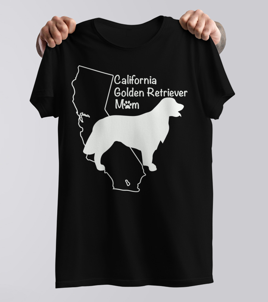 California Golden Retriever Mom T-Shirt
