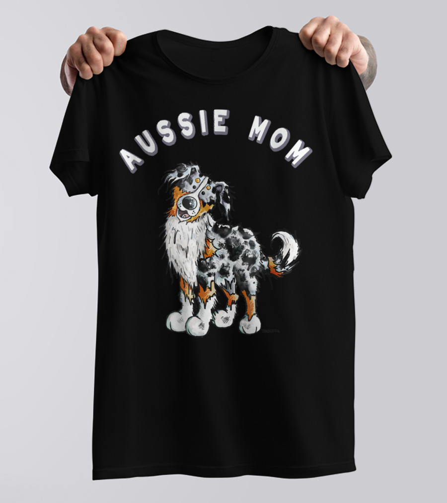 Aussie Mom Australian Shepherd T-Shirt