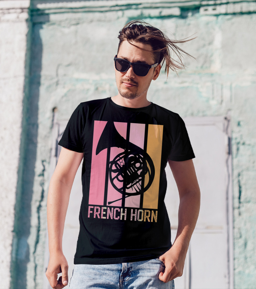 Band Mom Marching French Horn School75 T-Shirt