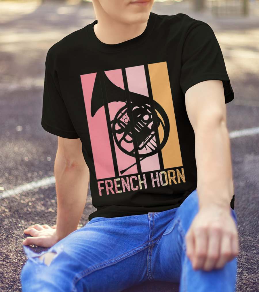 Band Mom Marching French Horn School75 T-Shirt