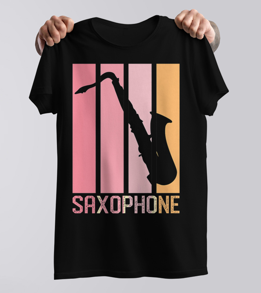 Saxophone Band Mom Marching Band School Music T-Shirt