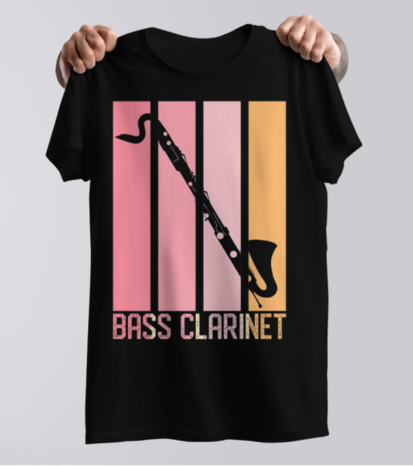 Bass Clarinet Band Mom Marching Band School T-Shirt