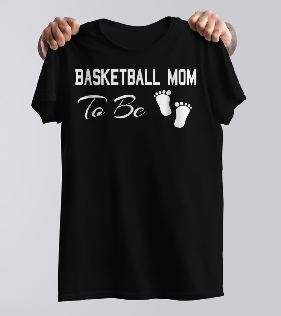 Basketball Mom To Be Pregnant Sports Crazy T-Shirt