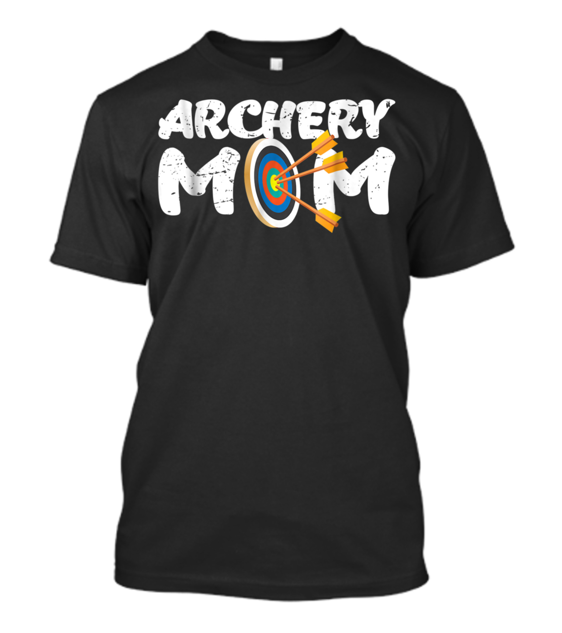 Archery Mom With Archer Arrow Bow Target T-Shirt