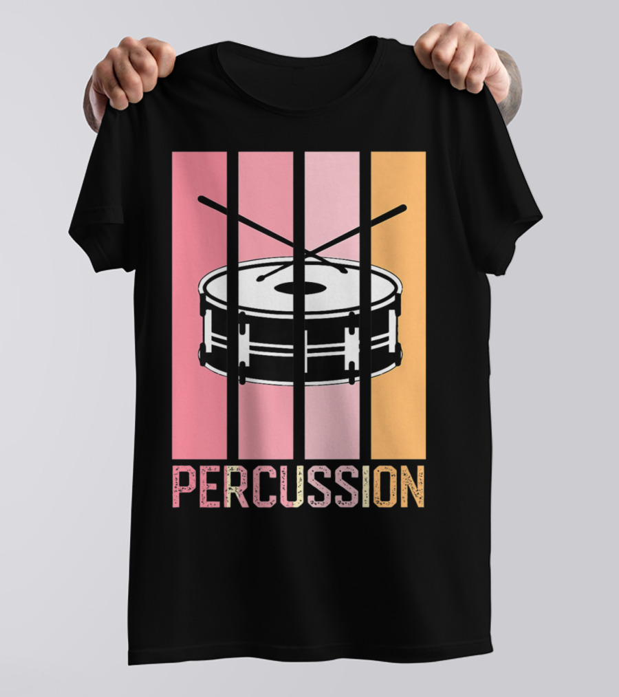 Percussion Drum Band Mom Marching Band School T-Shirt
