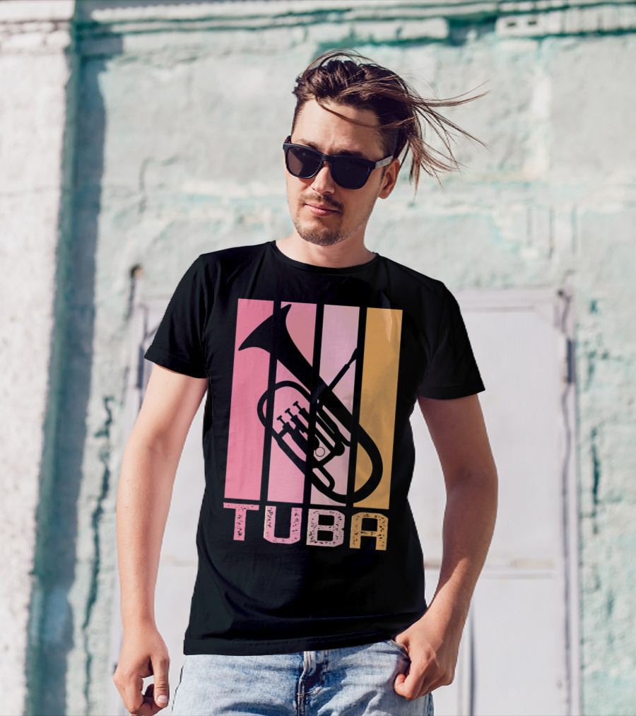 Band Mom Tuba Marching Band School Tuba T-Shirt