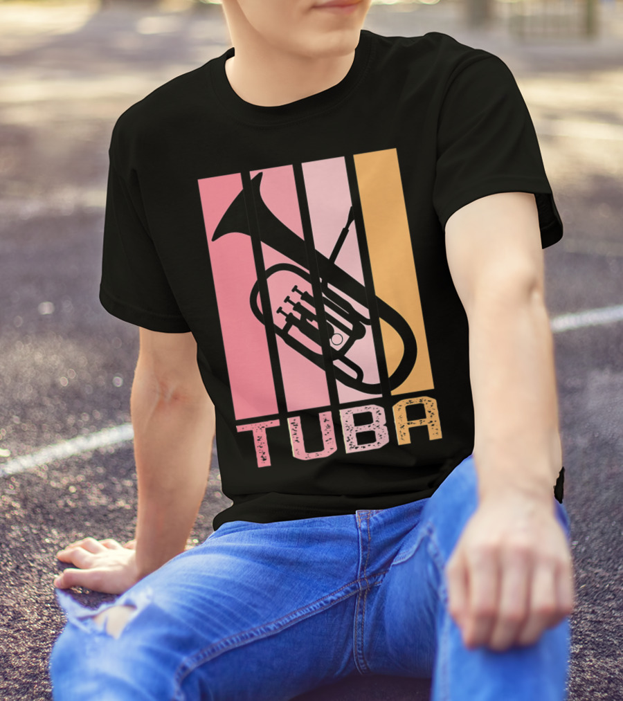 Band Mom Tuba Marching Band School Tuba T-Shirt