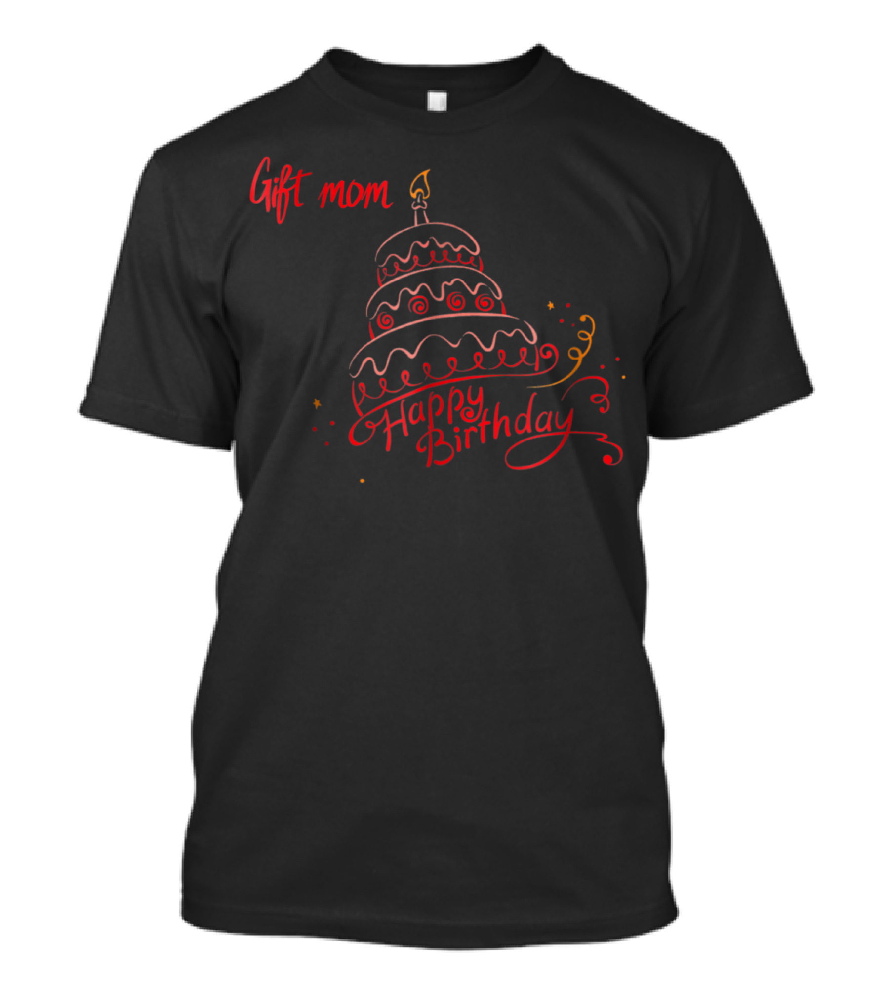 Gift Mom Happy Birthday Cake Perfect38 T-Shirt