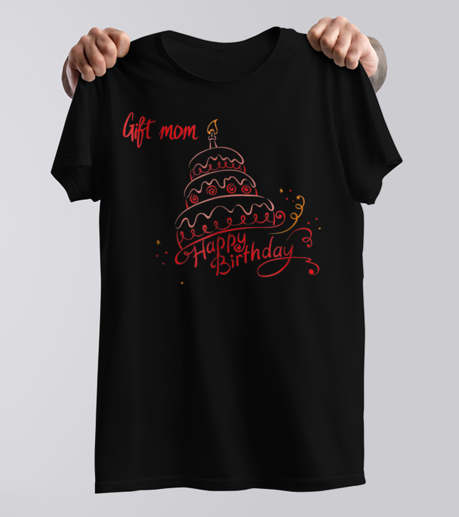 Gift Mom Happy Birthday Cake Perfect38 T-Shirt