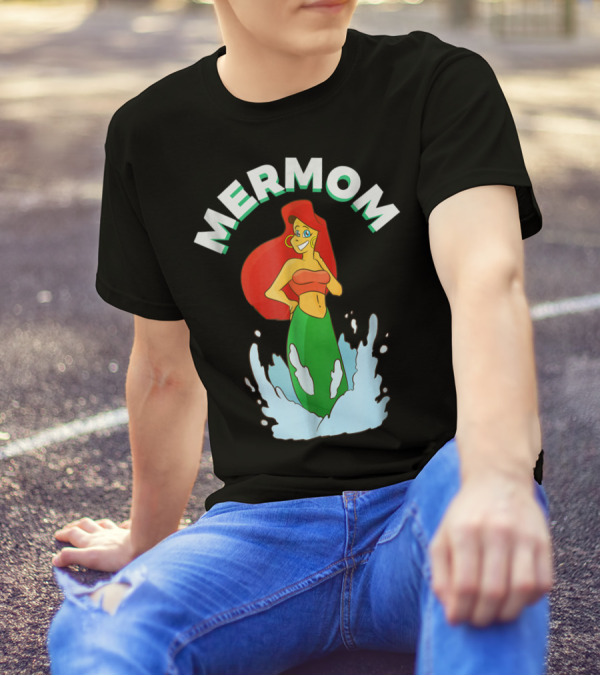 Mermom Cool Mermaid Mom Best Idea39 T-Shirt