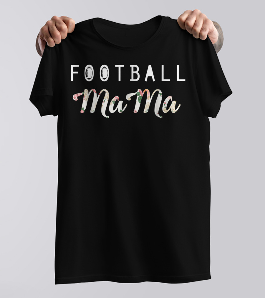 Football Mama Proud Mom Game Day T-Shirt