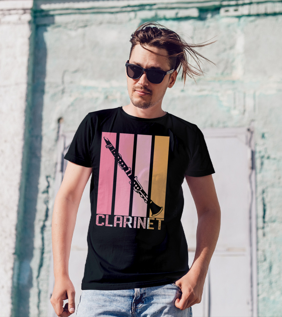Band Mom Clarinet Marching Band School Clarinet T-Shirt