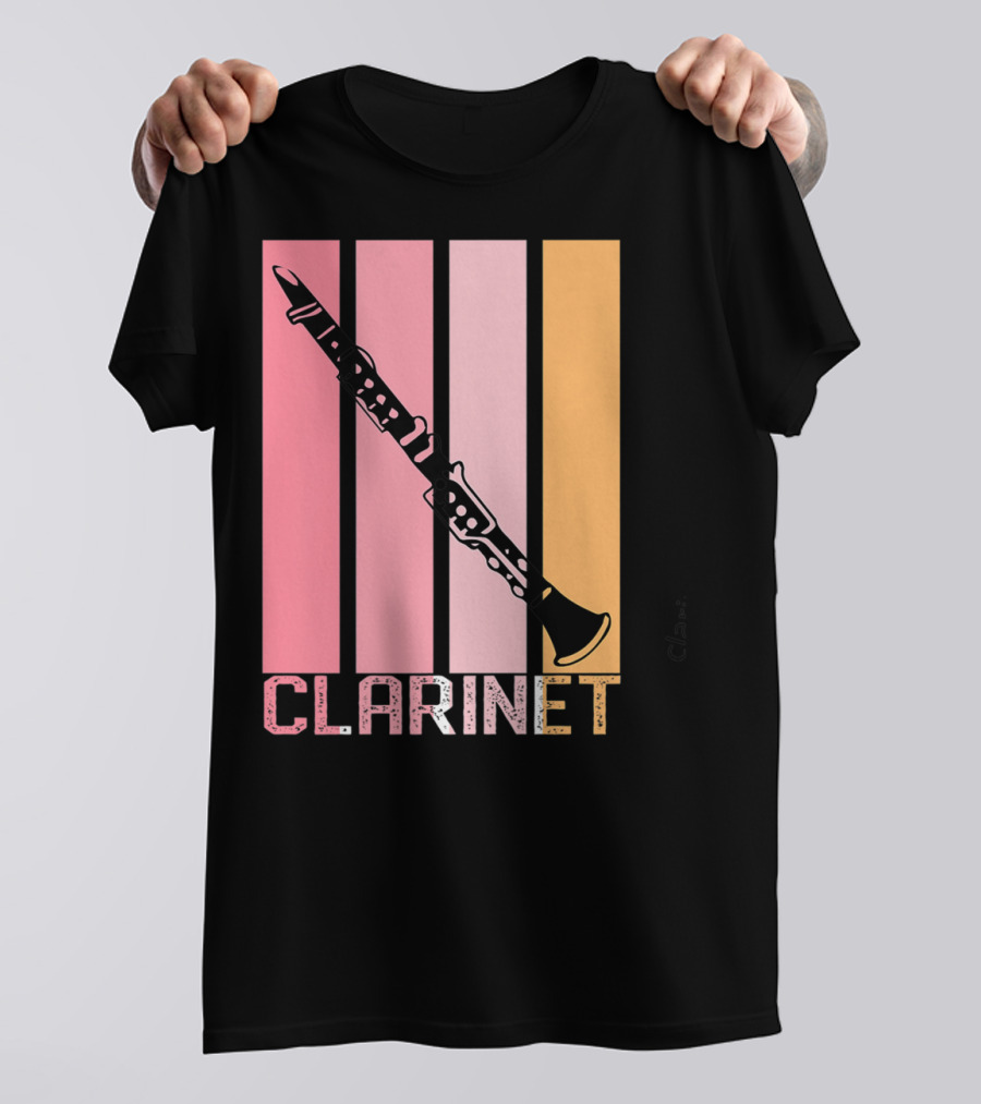 Band Mom Clarinet Marching Band School Clarinet T-Shirt