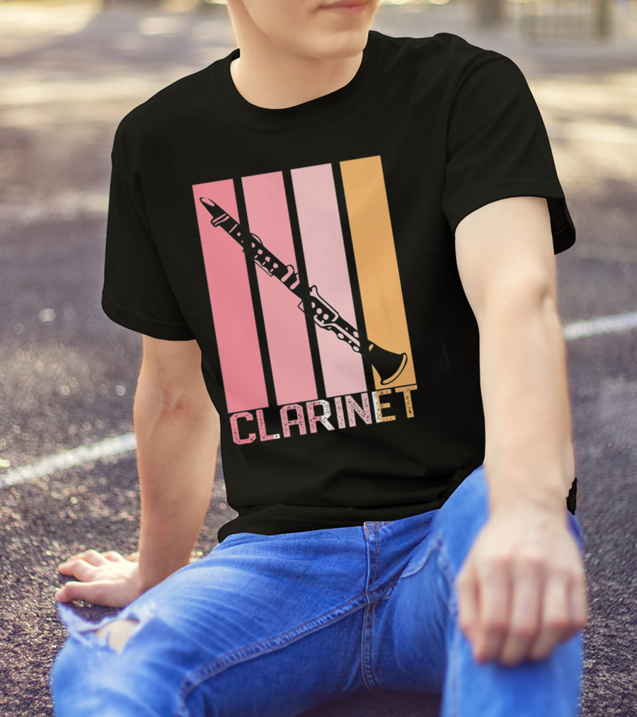 Band Mom Clarinet Marching Band School Clarinet T-Shirt