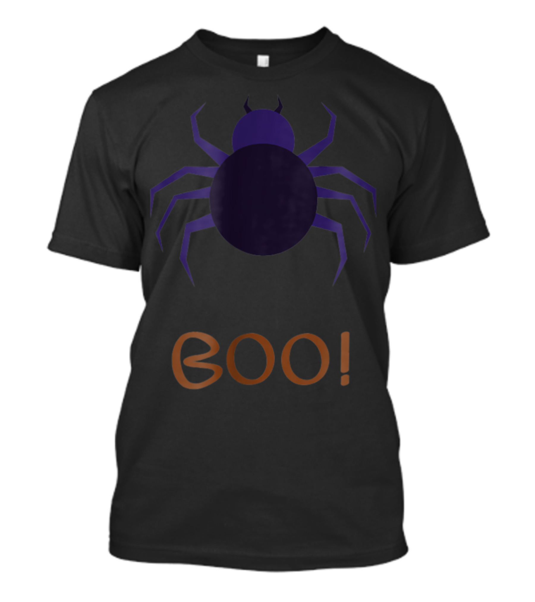 BOO Halloween Spider Design For Mom Sister Boyfriend Girl T-Shirt