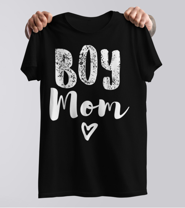 Boy Mom Heart Tshirt23Boy T-Shirt