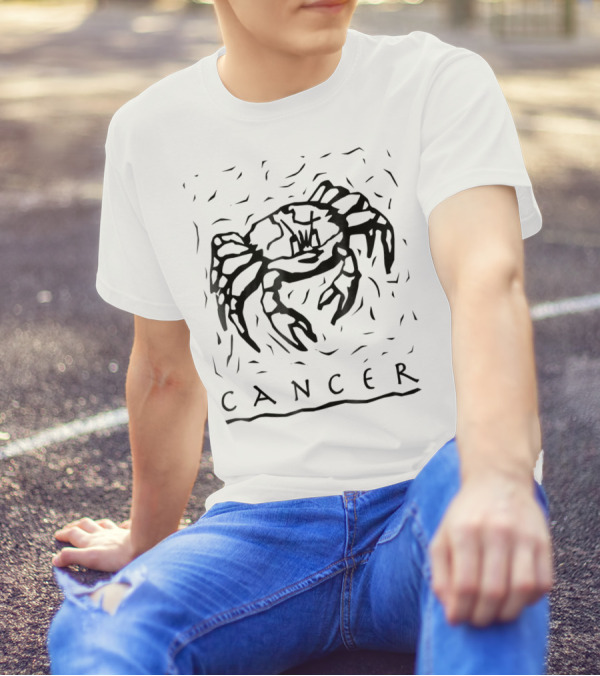 Cancer Zodiac Birthday The Crab Symbol Water Sign T-Shirt