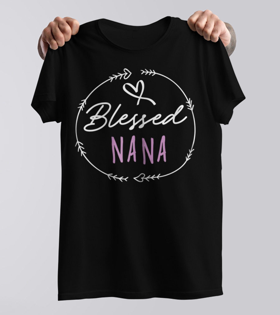 Blessed Nana Grandma Christmas Mom46 T-Shirt