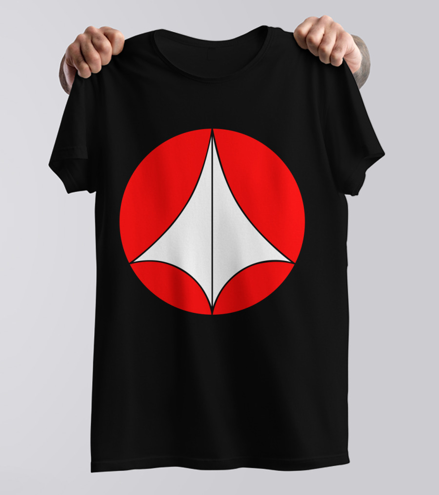 Robotech Symbol Red And White Circle Emblem T-Shirt