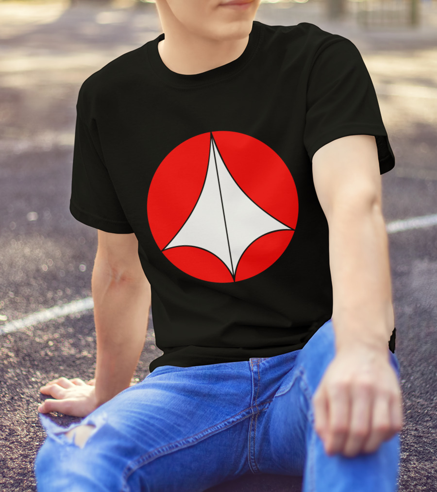 Robotech Symbol Red And White Circle Emblem T-Shirt