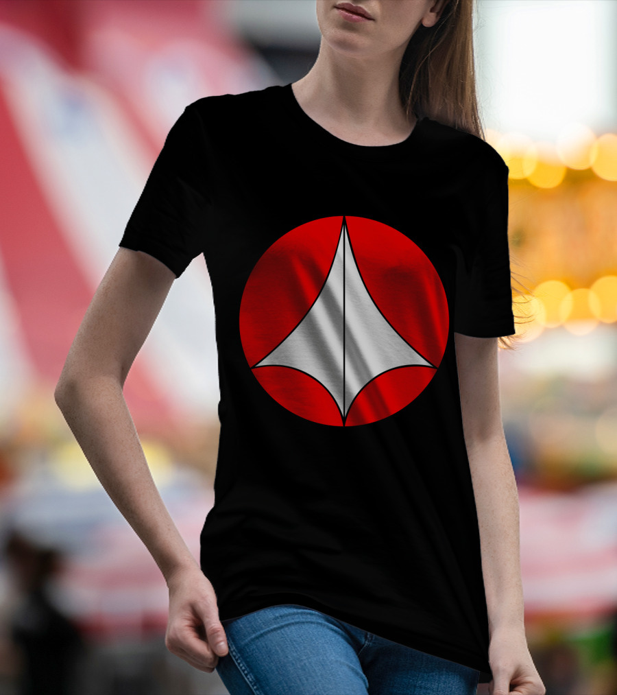 Robotech Symbol Red And White Circle Emblem T-Shirt