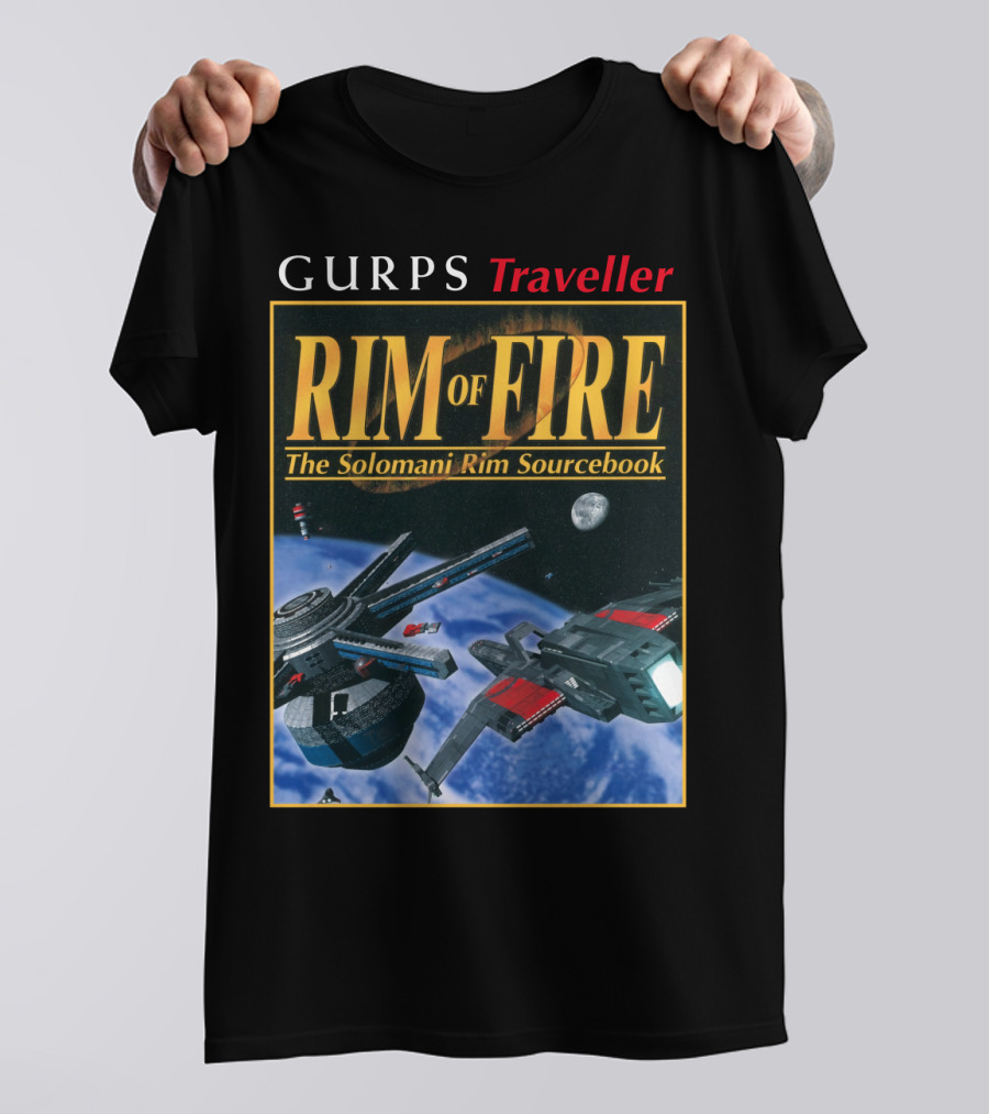GURPS Traveller Rim Of Fire The Solomani Rim Sourcebook T-Shirt