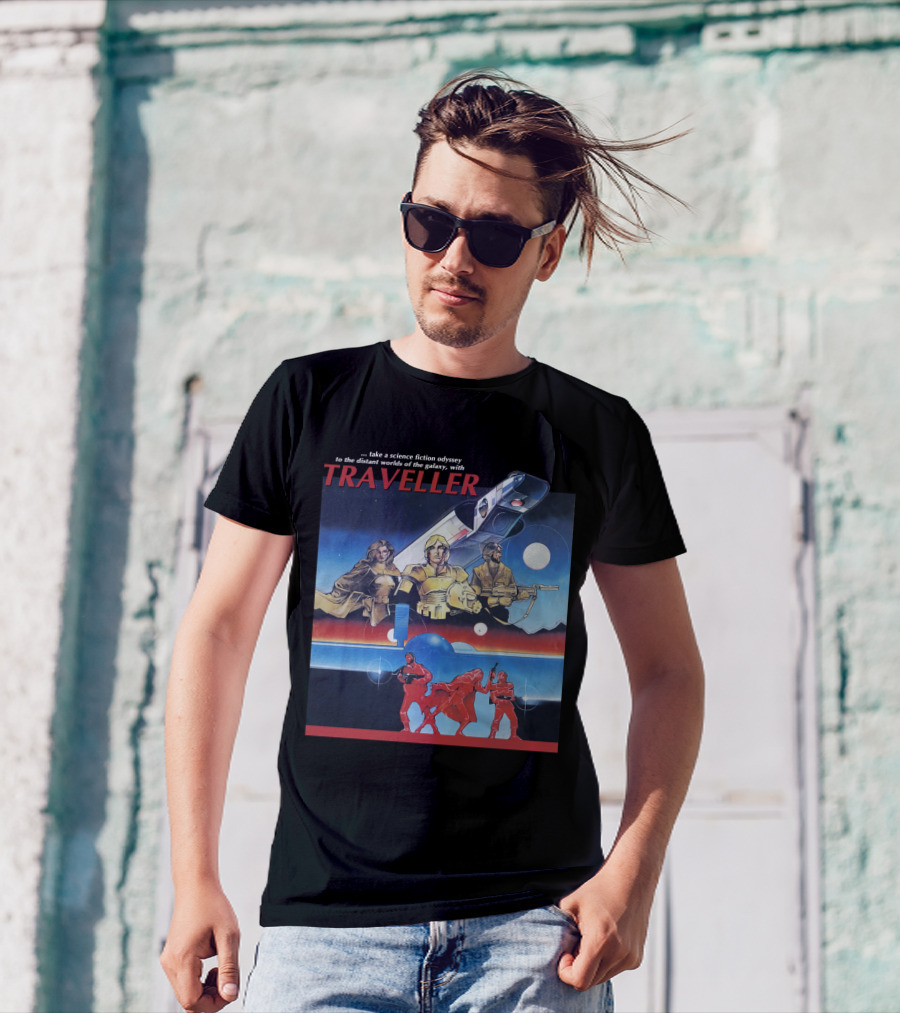 Traveller Science Fiction Odyssey To The Distant Worlds Of The Galaxy T-Shirt