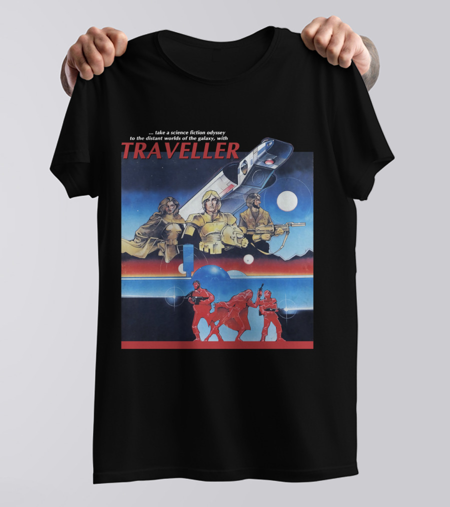 Traveller Science Fiction Odyssey To The Distant Worlds Of The Galaxy T-Shirt